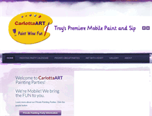 Tablet Screenshot of carlottaart.net